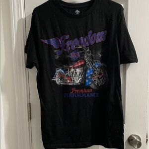 Freedom Black Graphic T-Shirt
